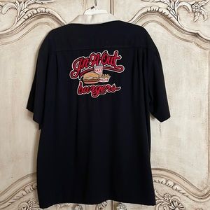 Vintage In N Out Burger embroidered camp shirt. Only worn a few times.